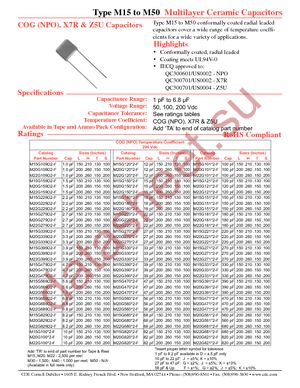 M20U103M1 datasheet  